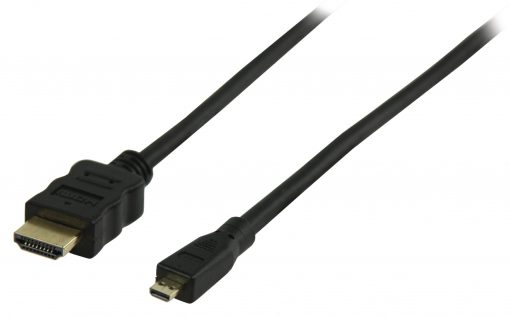 HDMI-HDMI micro kabel med Ethernet | 2m