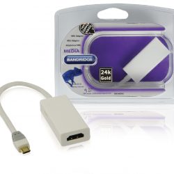 MHL-adapter 0.2 m | HDMI hona - micro B hane | vit