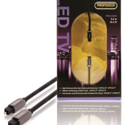 Optisk ljudkabel Torslink 5m | Toslink hane - hane