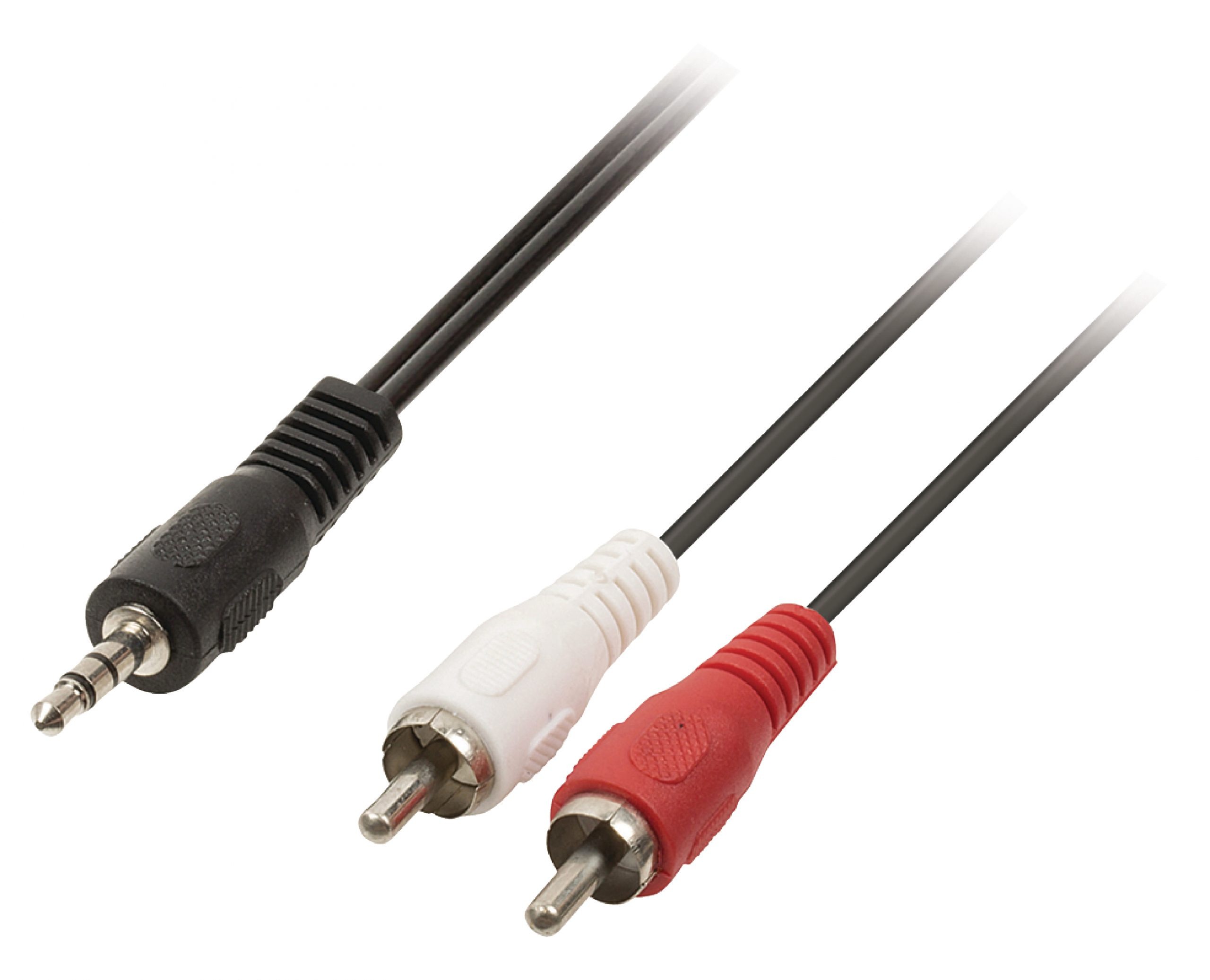 Stereokabel 3.5mm 5m | 3.5mm Hane - 2x RCA Hane 5.00m