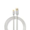 USB C kabel 1m | Typ-C hane - A hane | 1.0 m | Aluminium