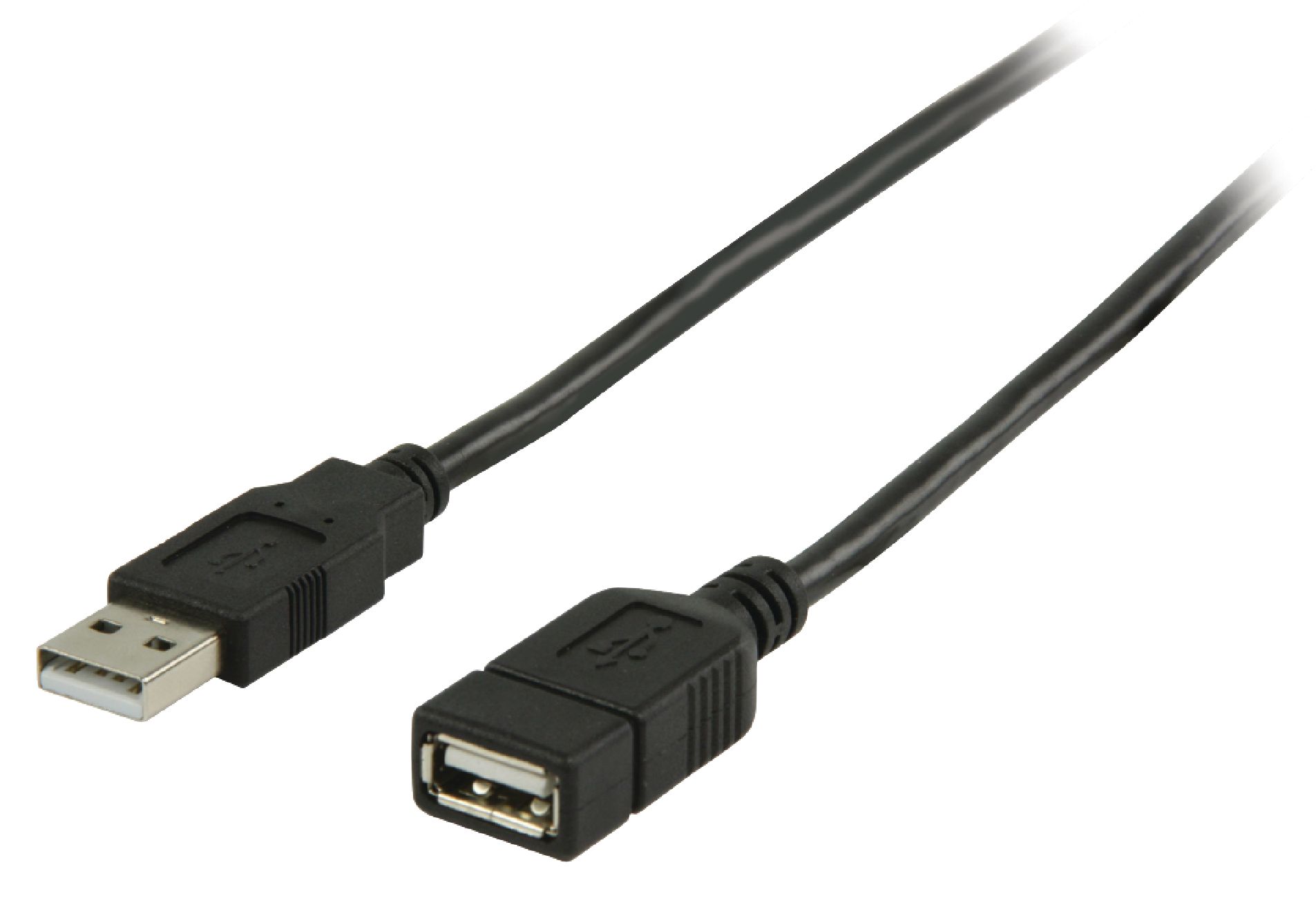 USB 2.0 Förlängningskabel 2m | USB A hane - USB A hona