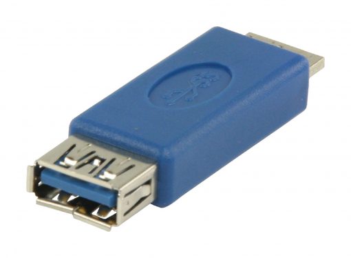 USB 3.0 Adapter | Micro B-hane till USB A hona | Blå