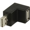 Vinkeladapter för USB 2.0 | USB A hane - USB A hona 270°