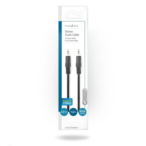 Stereoljudkabel AUX-kabel 3.5 mm Hane