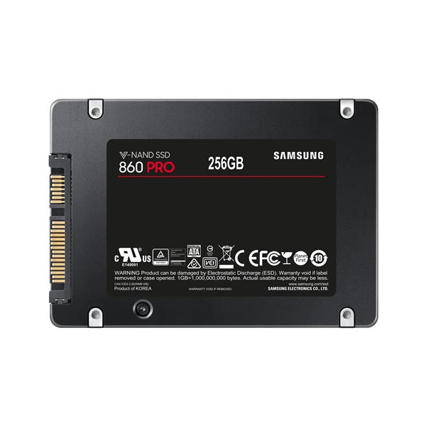 Samsung 960 PRO SSD baksida