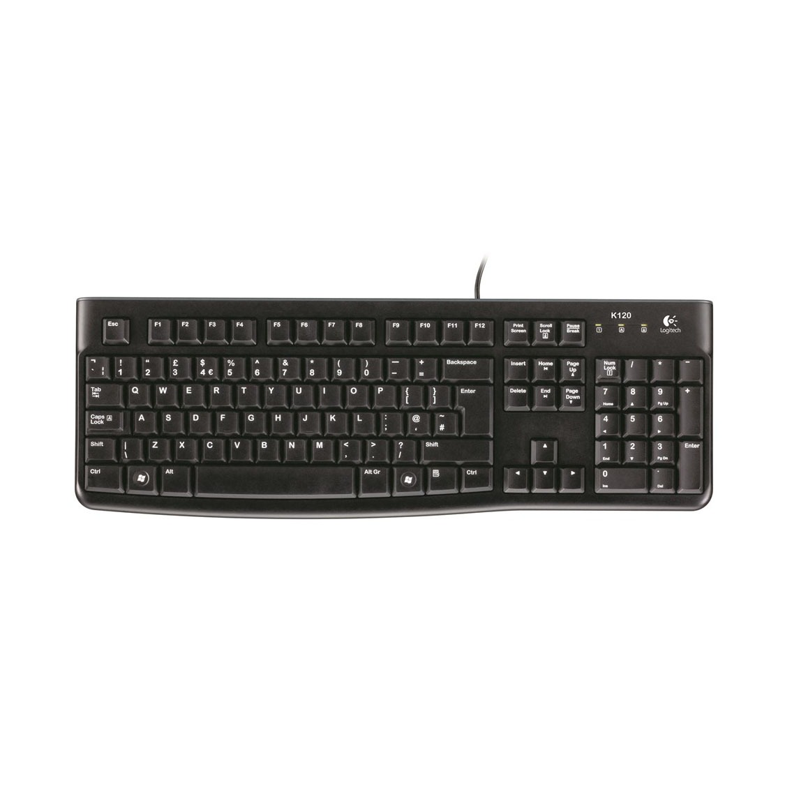 Logitech K120 for Business | Tangentbord | USB | Nordiska länderna